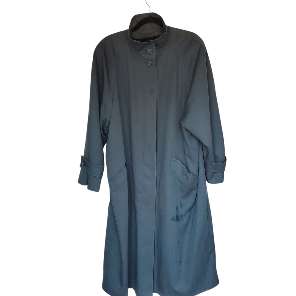 London Fog Women's Green Trench